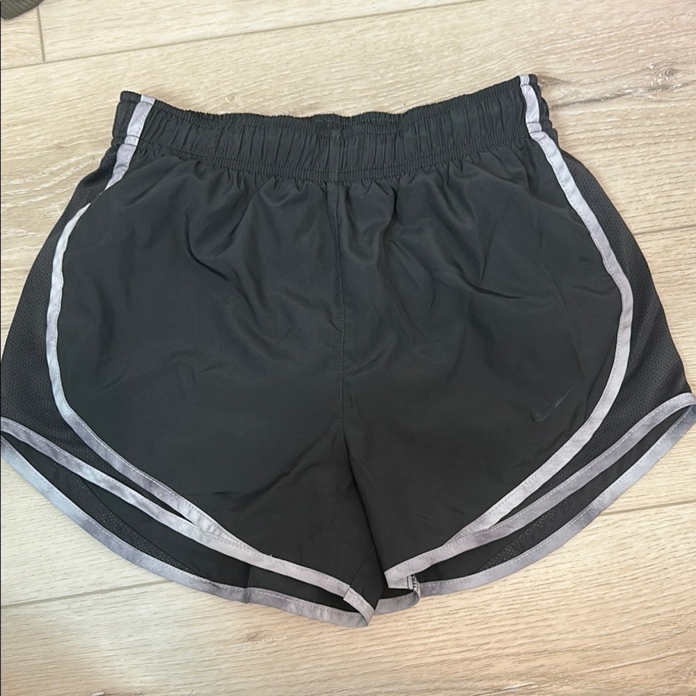 Women's Nike Black and Gray Shorts